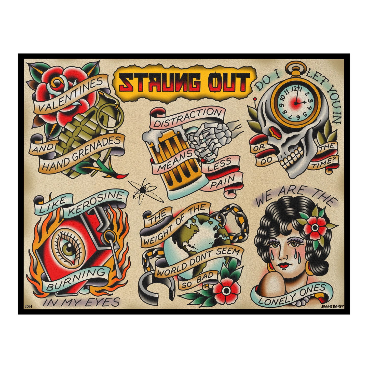 2024 Tattoo Flash Sheet
