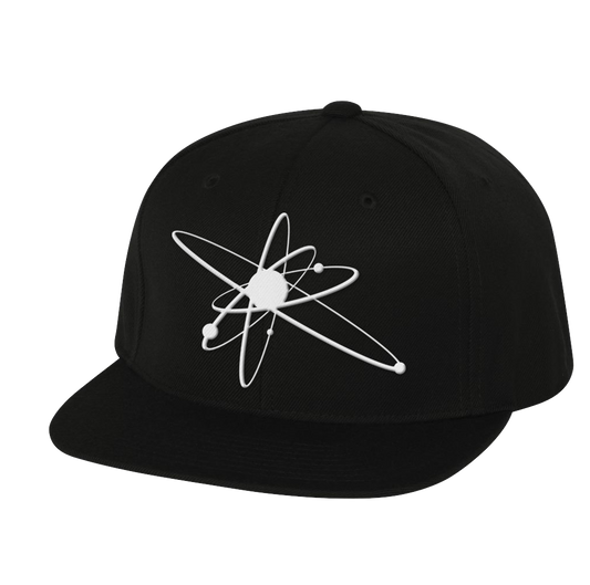 White Embroidered Astrolux Snapback