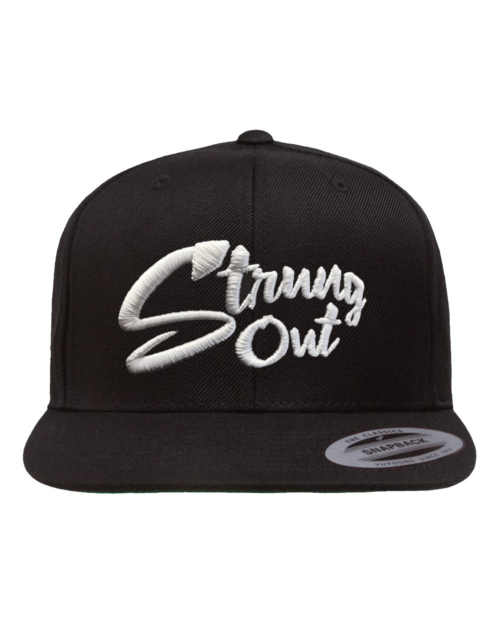 Crossroads Embroidered Snapback - Blk/Wht
