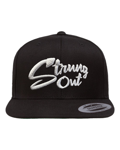 Crossroads Embroidered Snapback - Blk/Wht